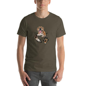 Bull terrier pocket Unisex T-Shirt