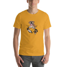 Load image into Gallery viewer, Bull terrier pocket Unisex T-Shirt
